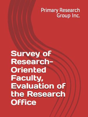 cover image of Evaluation of the Research Office